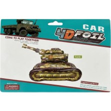 Party Country Folyo Balon -4d Tank- Ölçü: 70 cm x 42 cm