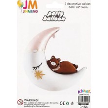 Party Country Folyo Balon -Ay Ayısı- Ölçü: 76 cm x 86 cm