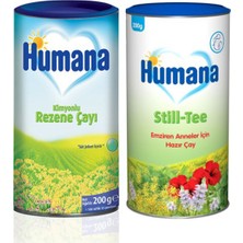 Humana Still Tee Hazır Çay 200 gr Emziren Anneler İçin Süt Arttırıcı Granül Çay + Humana Rezene Çayı 200 gr