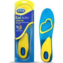 Scholl Gel Aktiv Tabanlık Günlük Erkek İçin Konforlu ve Rahat