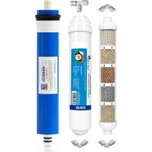 Reverse Osmosis Su Arıtma Vontron Membran Tatlandırıcı Filtre 5 Aşama Mineral Filtre