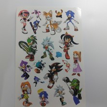 Kumik Sonic ve Arkadaşları Geçici Dövme Erkek Çocuklar İçin Adventure Time Temalı Hediyelik