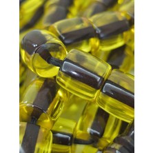 Omari Imzalı Sertifikalı Alman Faturan Sıkma Kehribar Tesbih 12,7X12,9 mm Kapsül Kesim