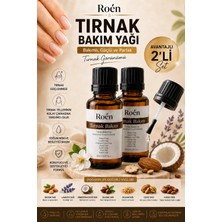Roen Tırnak Güçlendirici, Hızlı Manikür-Pedikür, Doğal Tırnak Bakım Yağı 40 ml (20MLX2)
