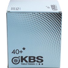 Kbs 100'lü Beyaz Masa Tenisi Antrenman Topu 40+ mm Çap Yüksek Dayanıklılık