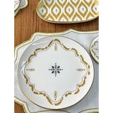 Seramikci Ikat 6 Lı Servis Tabağı