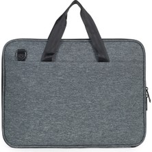 Necati Çanta Macbook Organizer Laptop Evrak Çantası 15.6 & 16 Inç Gri