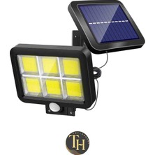 Tawitech Güneş Enerjili Hareket Sensörlü Solar Lamba 120 LED Ayrılabilir Duvar Lambası Kumandalı