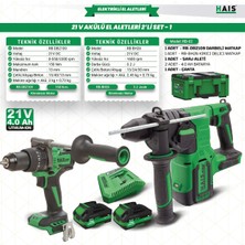 Hais Pro Haispro Akülü Set - 2'li Profesyonel Rb-02