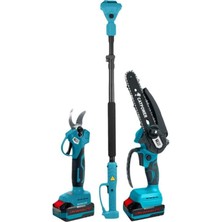 Catpower 1520 Kömürsüz Akülü Set Budama ve Testere