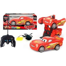 E-kids Şimşek Mcqueen Robota Dönüşen Uzaktan Kumandalı Şarjlı Araba 20 cm Oyuncak Araç