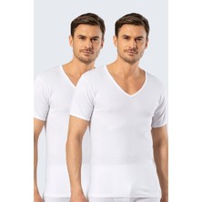 Cacharel Erkek Derin V Yaka Fanila 2'li Paket