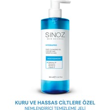 Sinoz Hydrapro Kuru ve Hassas Ciltler için Nemlendiricili Yüz Temizleme Jeli 400 ml