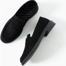 Duxal Shoes Marlena Kadın Şık Günlük Süet Loafer Ayakkabı