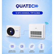 Quatech 12.000 Btu/h A++ Enerji Sınıfı R32 Konsol Tipi Inverter Klima