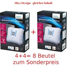 8 Serisi Elektrikli Süpürge Torbası Super Tex Tip G VZ41FGALL BBZ41FG