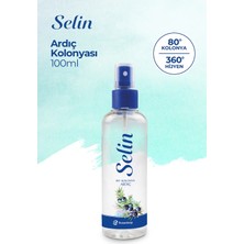 Selin 80 Derece Ardıç Kokusuyla  (100x2) Parfümlü Kolonya 400 ml Sprey Formatında Ferahlatıcı