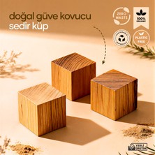 Doğal Güve Kovucu Sedir Ağacı Küpü 30'lu Paket Doğal Naftalin Alternatifi