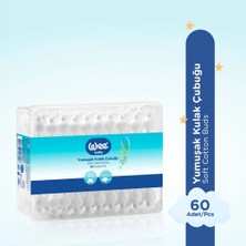 Wee Baby Emniyetli Kulak Temizleme Çubuğu Seti (60X2 120 Adet)