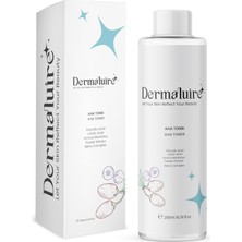 Ergün Collection Dermaluire Akne Eğilimli Ciltler İçin AHA Tonik 200ML Gözenek Sıkılaştırıcı Etkili Glikolik Asit