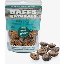 Baffs Naturals Dana Mini Burger %100 Doğal Köpek Ödül Maması 100 gr Eğitim İçin İdeal Lezzet