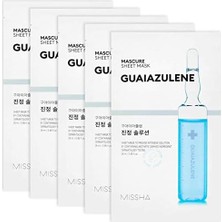 Hassas Ciltlerin Bakımını Sağlayan Guaiazulen Içerikli Yaprak Maske Mascure Sheet Mask
