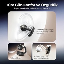 Soundpeats Clip1 Hi-Res Ldac Open-Ear Enc Ows Bluetooth 5.4 Kablosuz Kulaklık Siyah