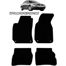 Gian Fabio Falleri Lacasa Vw Passat B5-B5,5 (1996-2005) Uyumlu Renkli Biye-Silikon Topukluklu Premium Velur Halı Paspas