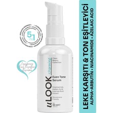 U Look uLOOK Leke Karşıtı ve Cilt Tonu Eşitleyici Serum | Alpha Arbutin %2 + Niacinamide Aydınlatıcı Bakım 30 ml
