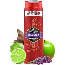 Lidyada Maison Old Spice Rockstar Erkek Duş Jeli ve Şampuan 400 ml 3lü Paket