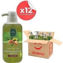 Lidyada Maison Doğal Macadamia Yağlı Duş Jeli 600 ml x 12