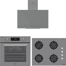 Vestel Eğik Gri Dijital Lezzet Set (AF-7841 G - AD-63340 G - AO-65104 G)