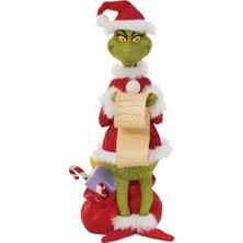Lidyada Maison Department 56 Dr. Seuss The Grinch Checking His Heykelcik, 22 Cm, Çok Renkli