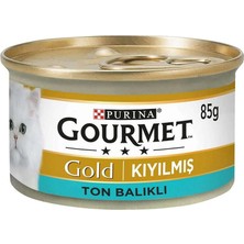 Gourmet Gold Kıyılmış Ton Balıklı 85 gr Yetişkin Konserve Kedi Maması