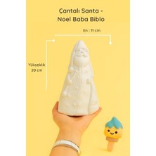 Lidyada Maison Çantalı Baba Biblo – 20 cm Seramik Dekoratif Figür