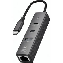 Dorasan Type-C To 2 Type- USB Gigabit Ethernet ZR1207