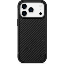 Brabus iPhone 17 Pro Uyumlu Magsafe Özellikli Orijinal Fiber Kaplamalı Fiber Telefon Kılıfı