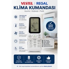 Öz Beyaz Eşya Seg - Regal Klima Kumandası On-Off Model Uyumlu