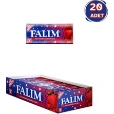 Falım Çilek Aromalı Sakız 7 gr - 20 Adet