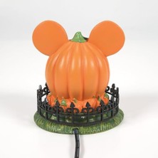 Lidyada Maison Department 56 Village Bayramı Aksesuarları Pumpkintown Mouse Town Center Işıklı Heykelcik, 10 Cm, Çok Renkli