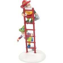 Lidyada Maison Department 56 Village Pole Serisi Parlak Vurgular, Köy Figürü, 9,5 Cm, Çok Renkli