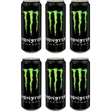 Monster Energy Enerji Içeceği 500 ml Klasik x 6 Adet