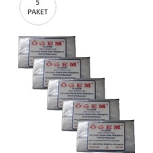Asil Acar Home Bakkaliye Naylon Torba Beşlik 30X52 cm 1 kg 5 Paket (Takriben 525 Adet)