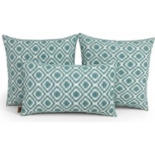 Elanora Home Indoor Outdoor Kırlent,güneşe Dayanıklı Balkon Bahçe Marin Kırlent Kılıfı 3’lü Set