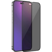 Asil Acar Home Iphone 14 Pro Uyumlu Hayalet Ekran Gizli Tam Kaplayan Kırılmaz Cam Seramik Ekran Koruyucu Film