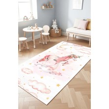 West Home Oyun Halısı Makinede Yıkanabilir Kaymaz Taban Leke Tutmaz Antibakteriyel Çocuk Odası Halısı