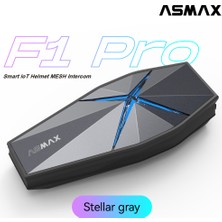 Asmax F1 Pro Stellar Grey Sesli Komut ve Mesh Interkom ile Güçlü İletişim Teknolojisi
