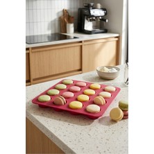 Ironika Silikon Makaron Mini Muffin Kek Kalıbı 16 Bölmeli