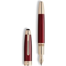 Montblanc Meisterstück Solitaire Altın Saat Dolma Kalem - F Uç 133023