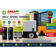 Orka Pt 1000 Otomatik Sürgülü Yana Kayar Bahçe Garaj Kapı Motoru (Kit Paket) Uzaktan Kontrol 1000 KG 27x15x32 cm Boyut